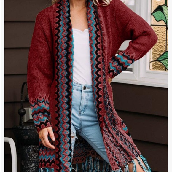 Boho Aztec Cardigan Coat | Poshmark